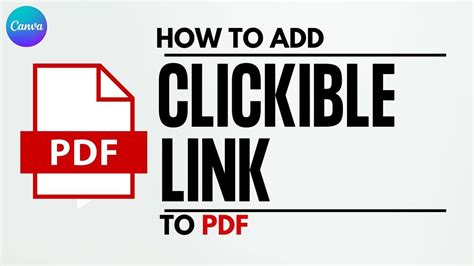 How To Add Clickable Link In Pdf Online Youtube