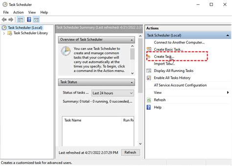 Enable Or Disable Task Scheduler And Task History In Windows Bench