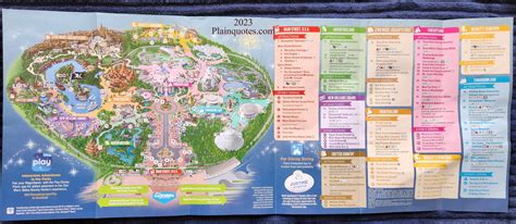 2023 Disneyland Park Maps