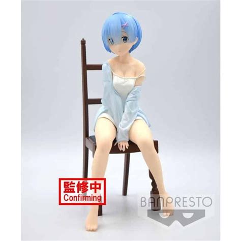 Figure Re Zero Rem Relax Time Banpresto Bandai