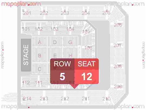 Amsterdam Ziggo Dome Arena detailed interactive seating plan with seat ...