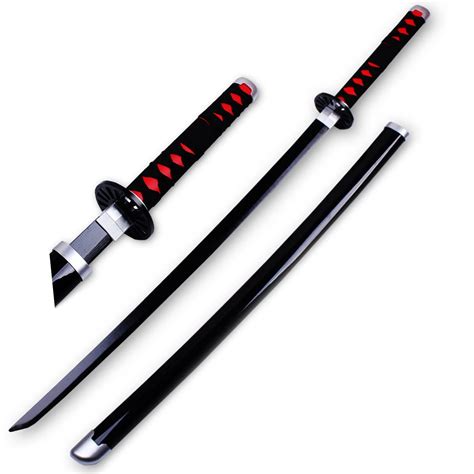 Buy 41 Inch Tanjiro Wooden Japanese Katana Handmade Abs Sheath For ...