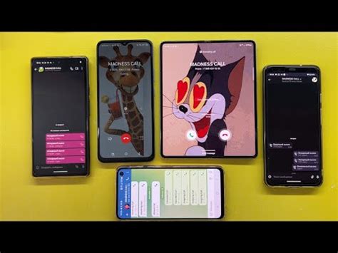 Incoming Call Samsung Galaxy Z Fold Tamtam Teleguard Telegram