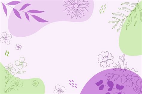 Fondo Morado Y Verde Vector Gratis