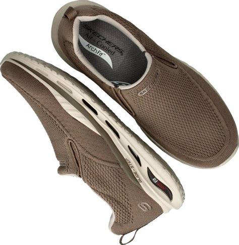 Skechers Relaxed Fit Arch Fit Orvan Gyoda Instapper Heren Taupe