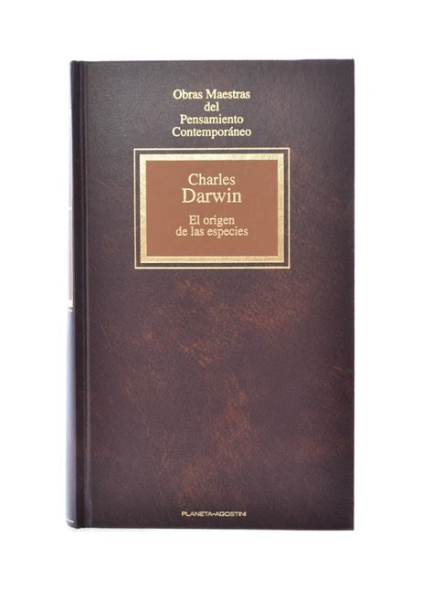 El Origen De Las Especies By Darwin Charles Primera Edici N