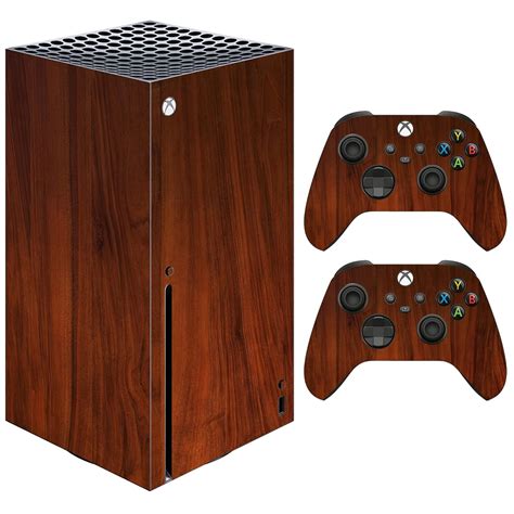 Amazon Vwaq Wood Grain Skin Designed To Fit Xbox Series X Console