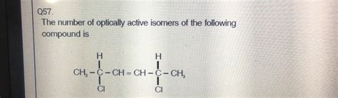 Hooc Ch Oh Ch Oh Ch Oh Cooh What Is The Number Of Optically