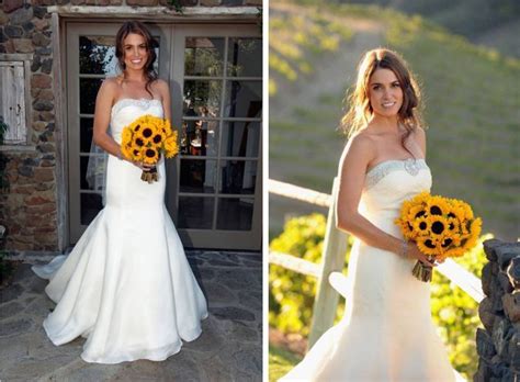 Nikki Reed Wedding Photos Gown Bouquet PreOwned Wedding Dresses