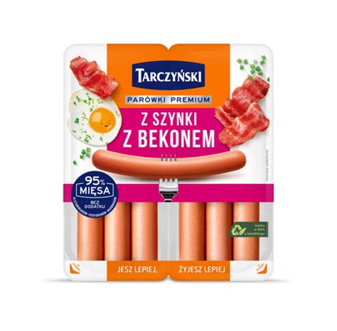 Tarczynski Parowki Z Szynki Z Bekonem 180g