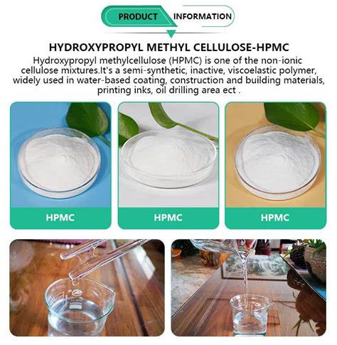 Hydroxypropyl Methyl Cellulose Hpmc Thickener Hydroxypropyl