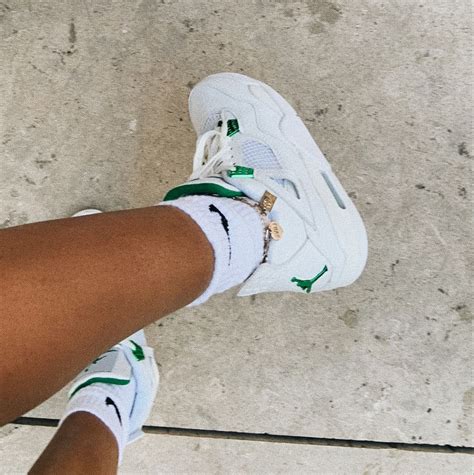 Jordan 4 metallic green inspo in 2023 | Nike shoes girls, Jordan shoes ...