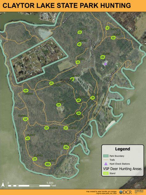 Claytor Lake State Park Hunt Map By Virginia State Parks Avenza Maps