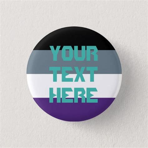 Asexual Pride Flag Button Zazzle