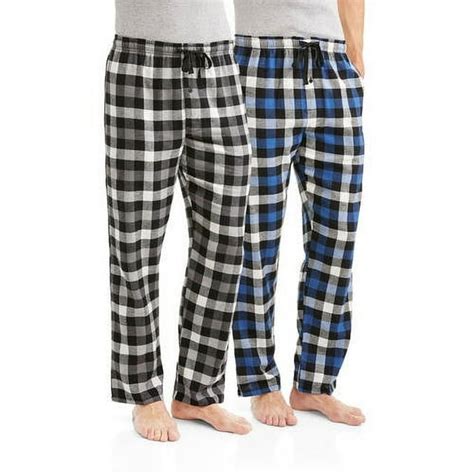 Hanes Mens Big And Tall 2 Pack 100 Cotton Flannel Pajama Pant