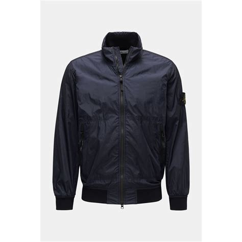 STONE ISLAND Blouson Garment Dyed Crinkle Reps NY Navy BRAUN Hamburg