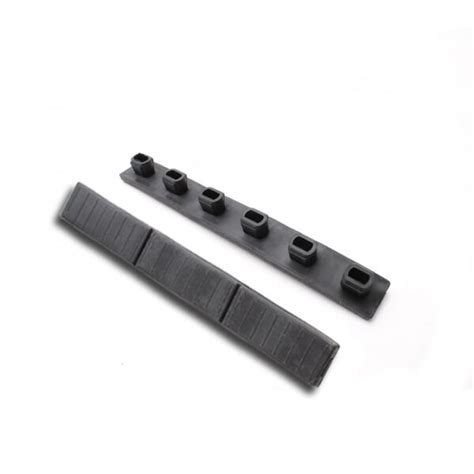 Keymod MLOK M-Lock Universal Handguard Rubber Rail Cover Panel - 2 Panels - Total War Tactical