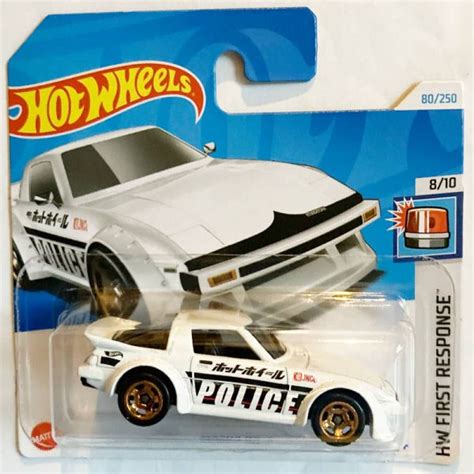 Hot Wheels Mazda POLICE weiß scale64