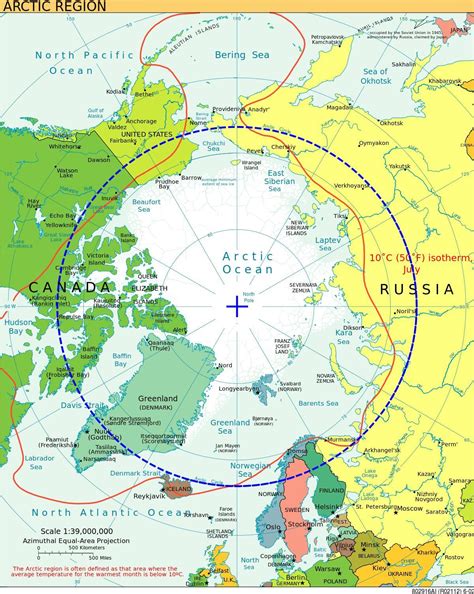 map of arctic circle in norway
