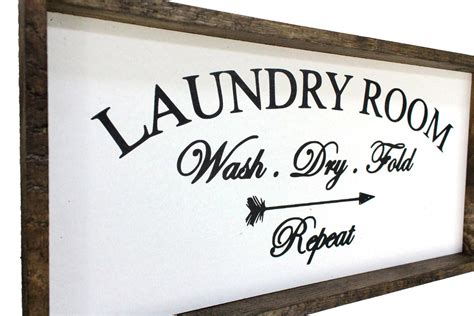 Laundry Room Sign Modern Rustic Home