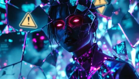 Free Digital Reality Fractures Image - Cyberpunk, Neon, Digital ...