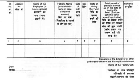 Epf Form 5 For First Time Employee Registration Filing Procedure