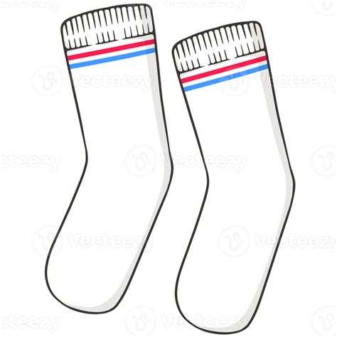 White Socks Cartoon Illustration 45368413 Png