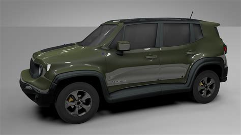 Jeep Renegade Green Trailhawk 2019 L072 model 3D Model $95 - .unknown ...