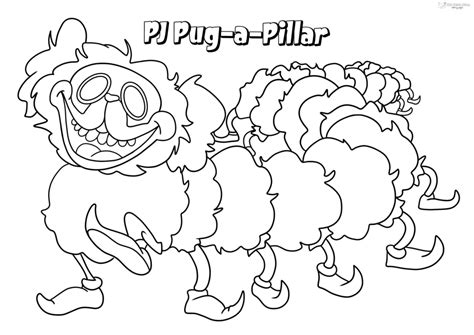 PJ Pug-a-Pillar Printable Coloring Pages