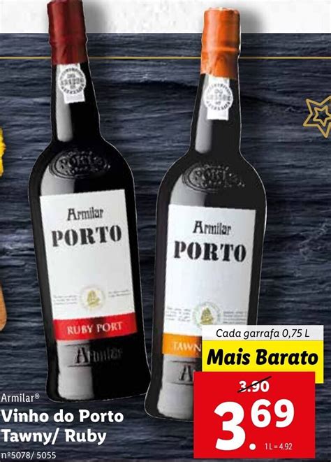 Promoção Armilar Vinho do Porto Tawny Ruby 0 75L em Lidl