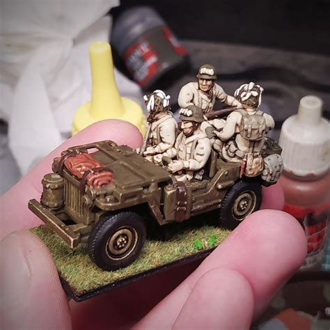 3D Printable Jeeps US WWII 28mm For Wargame By Eskice Miniature Aron