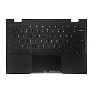 Rinbers Laptop Palmrest Upper Case With US Keyboard And Touchpad