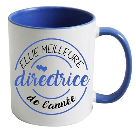 Mug Elue meilleure Directrice de l année Bleu lavande Anse