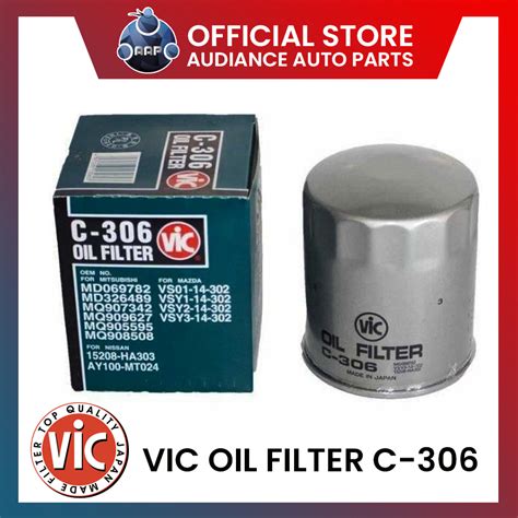 ORIGINAL VIC Oil Filter C 306 For Mitsubishi L300 Hyundai Starex