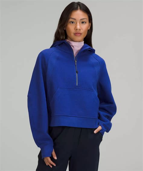 Scuba Oversized Half Zip Hoodie Wishupon