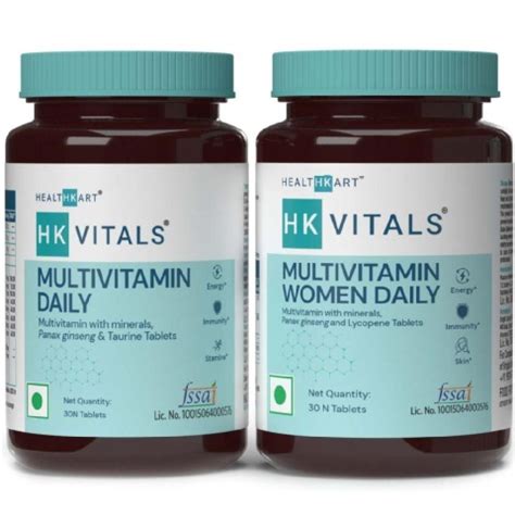 HK Vitals Assorted Daily Multivitamin 30 Tablets With Daily