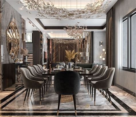 Pin By P W C On Rumah Jalan Tarom Dining Room Design Luxury Dining