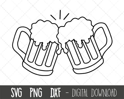 Beer SVG Beer Cheers Svg Beer Glass Svg Beer Clip Art Beer Stein