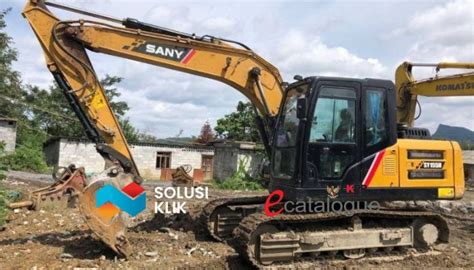 Alat Berat Excavator Sany E Katalog Solusi Klik