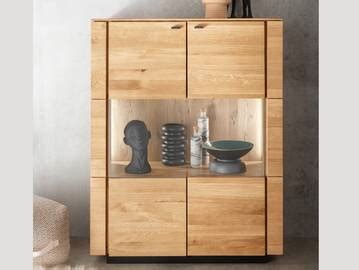 Winston Ii Highboard Material Massivholz Wildeiche Ge Lt