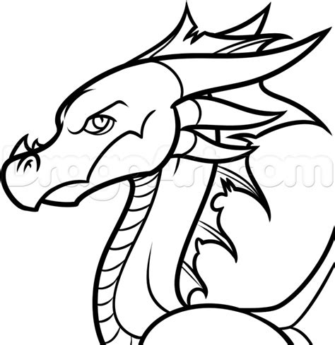 Easy Dragons Drawing At Getdrawings Free Download