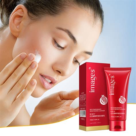 Dreparja Holiday Deals Red Pomegranate Facial Cleansing Milk Plant Care Series Facial Cleansing