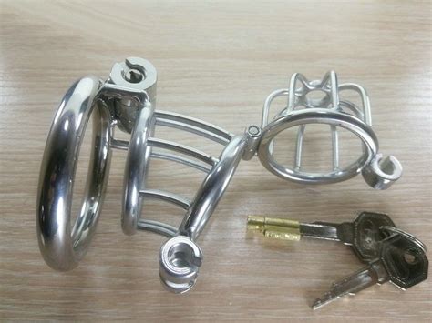 Newest Design Sex Toys For Man Bdsm Cock Products Chastity Devices Titanium Steel Cage Penis