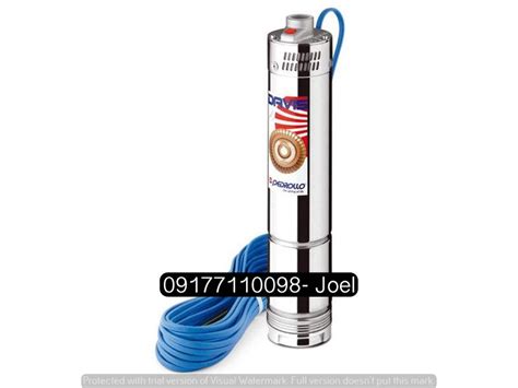 Davis Submersible Pump With Peripheral Impeller Commercial