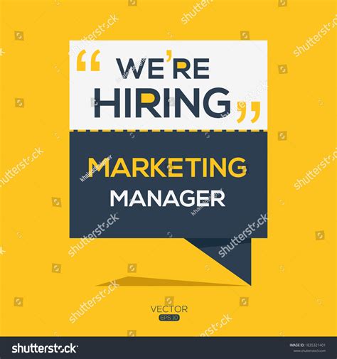 Digital Marketing We Hiring Images Stock Photos Vectors