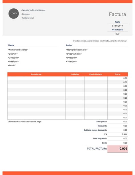 Plantillas Para Facturas En Word Aqu Tienes Plantillas Para Hacer