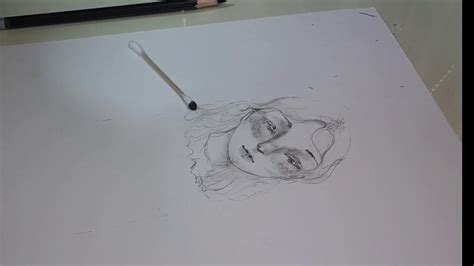 Drawing An Angels Head Youtube