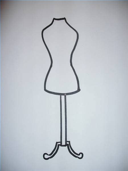 Dress Form Sketch At Explore Collection Of Dress