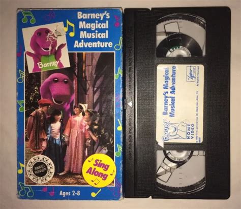 Barney Barney S Magical Musical Adventure Vhs Sing Along