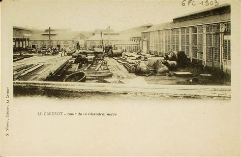 Le Creusot Le Creusot Cour De La Chaudronnerie Carte Postale